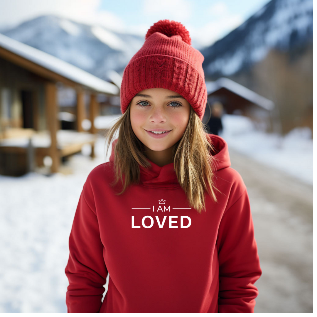 I AM Loved : Youth Hooded Sweatshirt