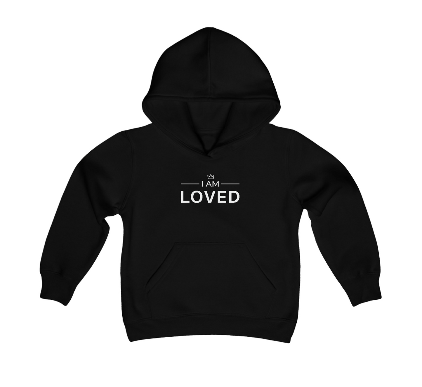 I AM Loved : Youth Hooded Sweatshirt