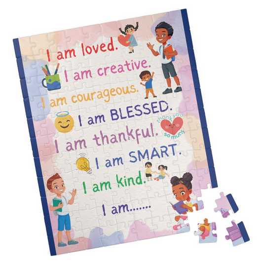 Name Personalization: I Am Affirmation Puzzle (110 -pieces)